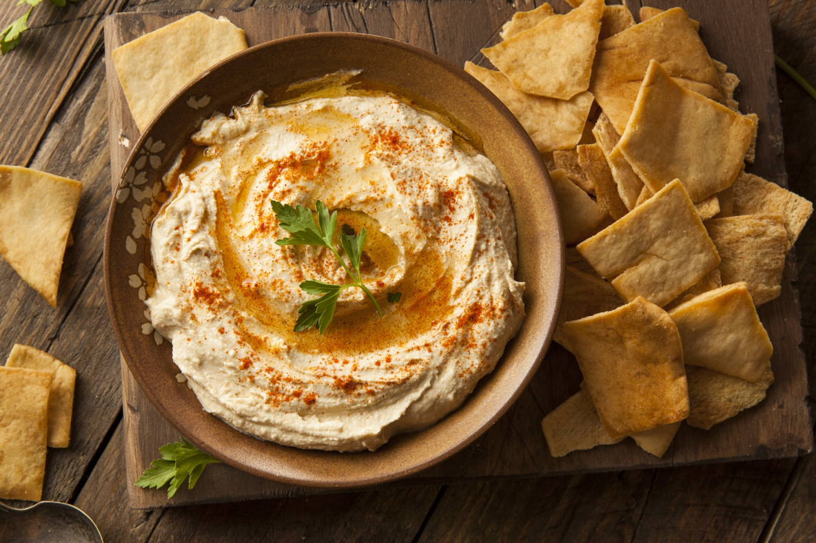 Pita Bread with Hummus